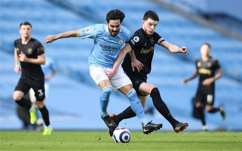 Image for Exclusive: Ex-Manchester City star selects Rice as potential Fernandinho successor