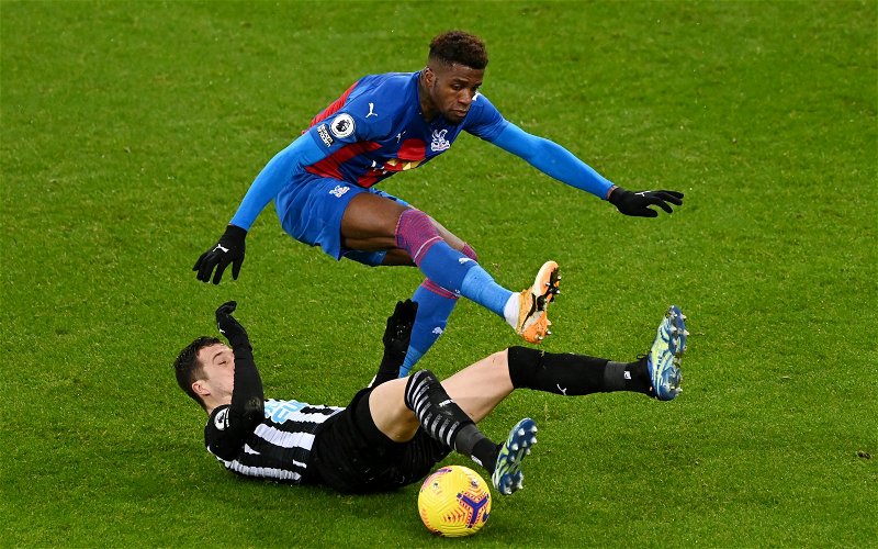 Image for Newcastle United: Dean Jones claims Zaha would be an upgrade on Saint-Maximin