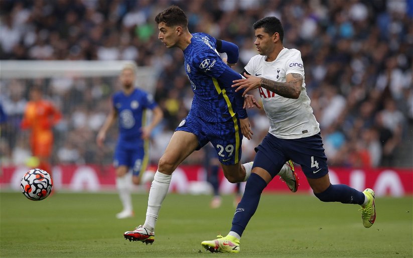 Image for Tottenham Hotspur: Image shows controversial moment in Chelsea draw