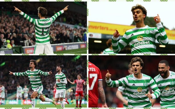 Image for Celtic: Many fans delight in Jota assist footage