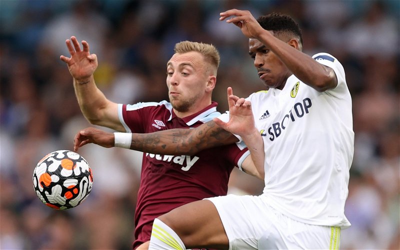 Image for Leeds United: Conor McGilligan slams Junior Firpo after picking up latest yellow card