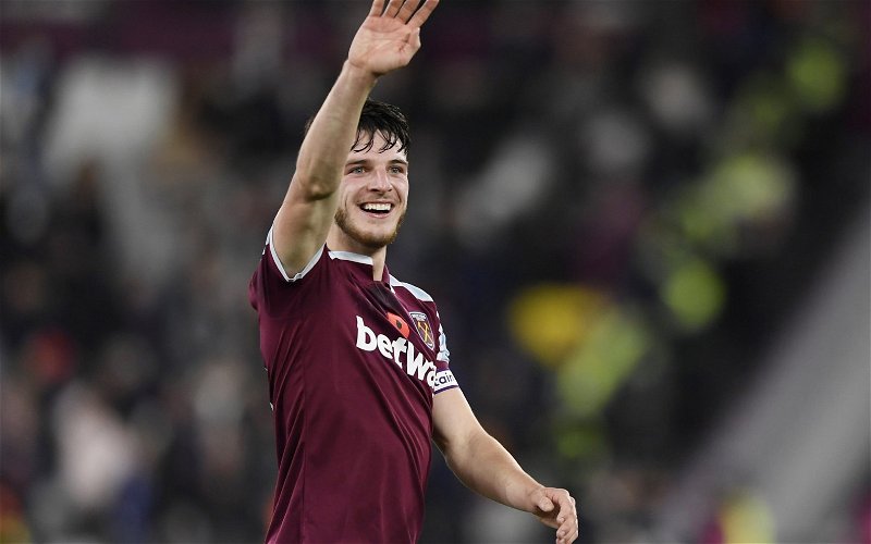 Image for West Ham United: Dean Jones claims ‘influential’ figures want Declan Rice deal