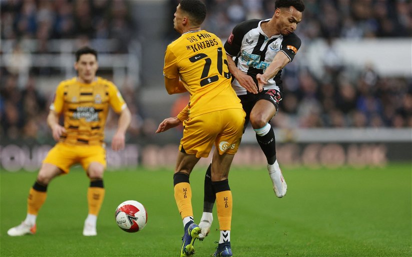 Image for Newcastle United: Fans slam Jacob Murphy in FA Cup defeat to Cambridge