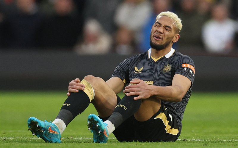 Image for Newcastle United: Worrying behind scenes footage shows extent of Joelinton injury