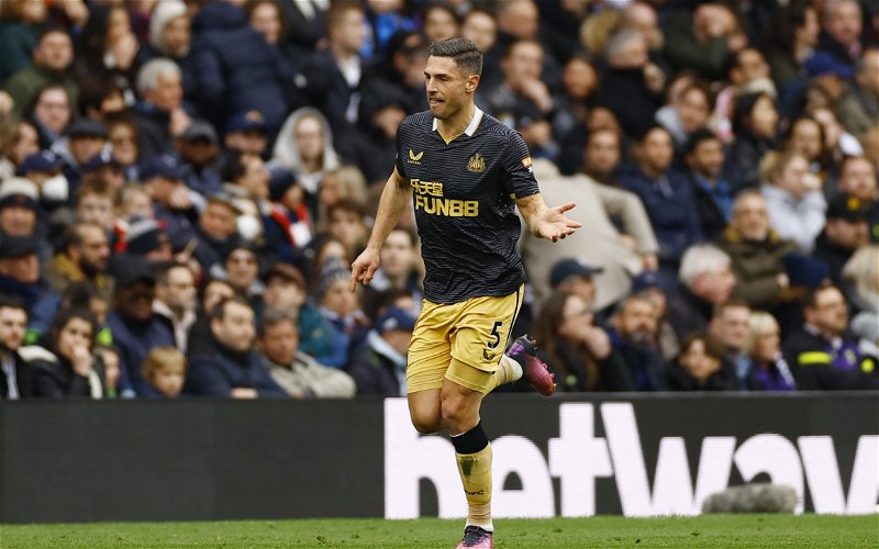 Image for Newcastle United: Sky Sports man left surprisingly impressed by Fabian Schar’s performances