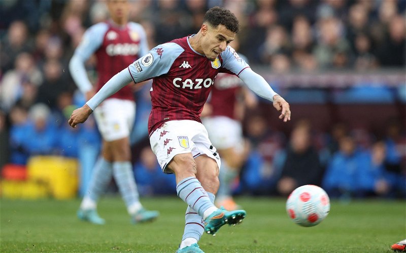 Image for Aston Villa: Philippe Coutinho criticised for disappointing display