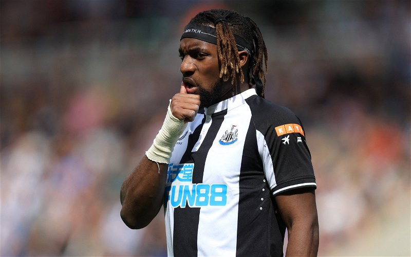 Image for Newcastle United: Taylor Payne raises concern over Allan Saint-Maximin’s current condition