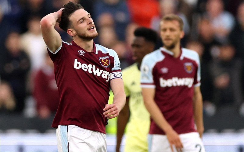 Image for West Ham United: ExWHUemployee reveals Declan Rice set for huge final contract offer