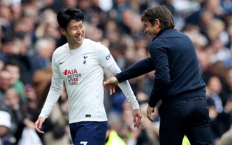 Image for Tottenham Hotspur: Son Heung-min spotted as frustrated figure by Alasdair Gold