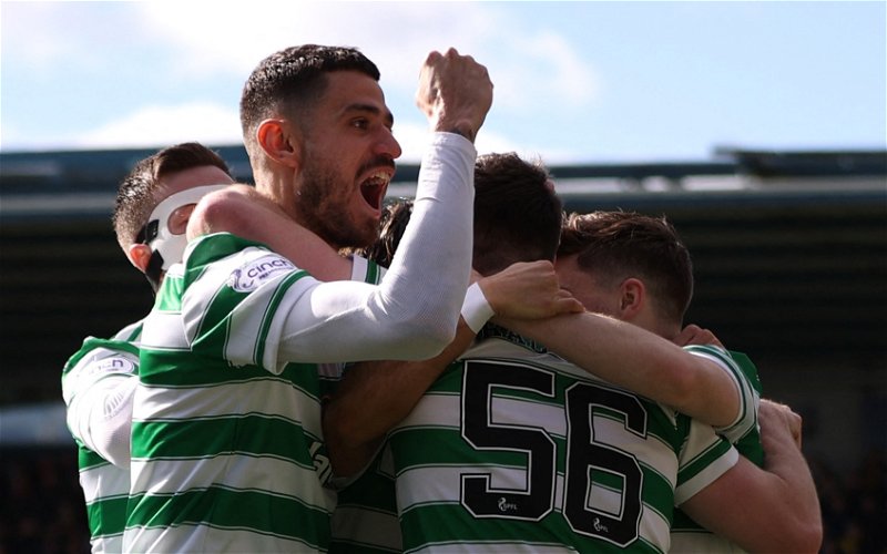 Image for Celtic: Fans will love trio’s post title win celebration