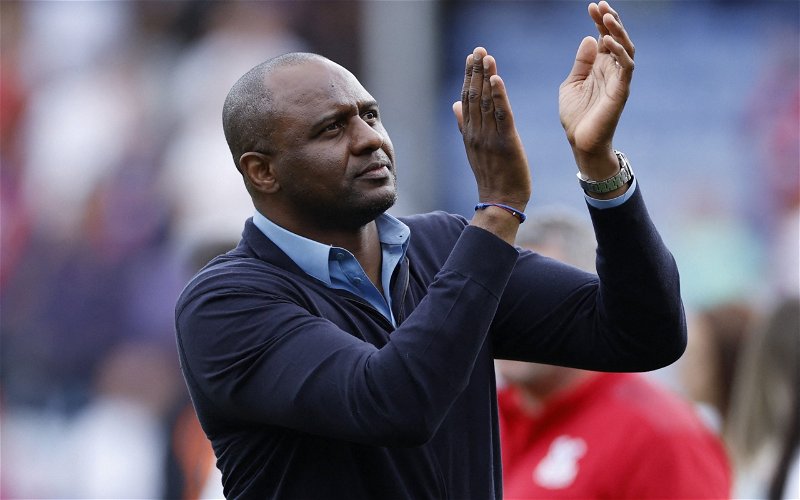 Image for Crystal Palace: Journalist claims Vieira wants another striker