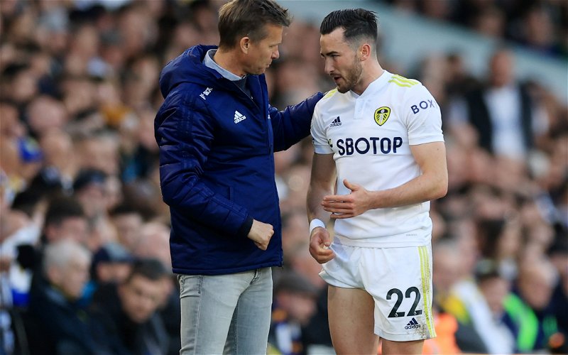 Image for Leeds United: Beren Cross claims Jesse Marsch not happy with tired Jack Harrison