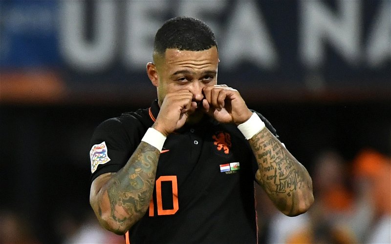 Image for Tottenham Hotspur: Journalist reports club in for Depay as Barcelona want to sell