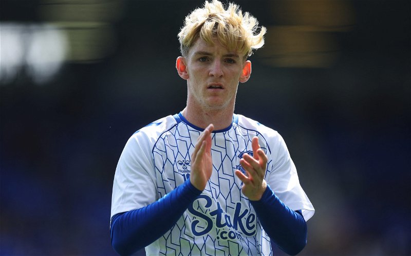 Image for Everton: Alex Crook reveals why Anthony Gordon could be staying on Merseyside