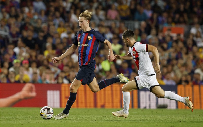 Image for Manchester United: Dean Jones claims club may still want De Jong