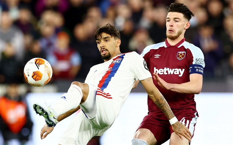 Image for West Ham United: ExWHUemployee wants Lucas Paqueta to start alongside Declan Rice