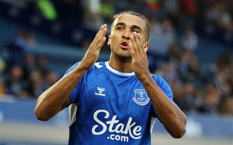 Image for Everton: Calvert-Lewin ‘fit and available’ claims Dinnery