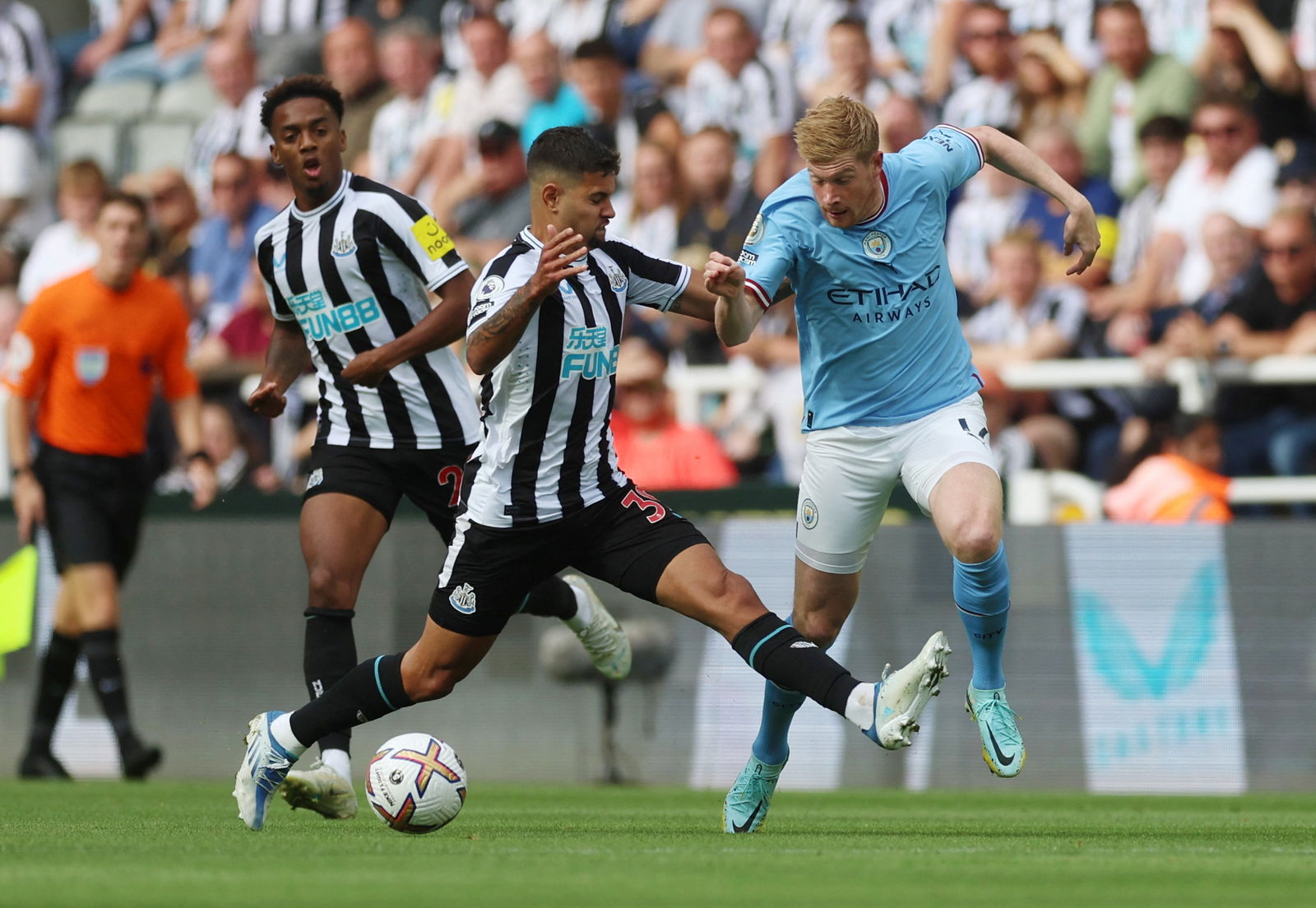 Bruno Guimaraes has been named best Newcastle most loved player