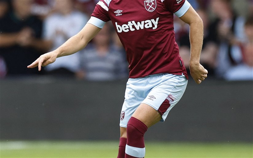 Image for West Ham: Aaron Cresswell reacts to sublime Lucas Paqueta touch in Conference League