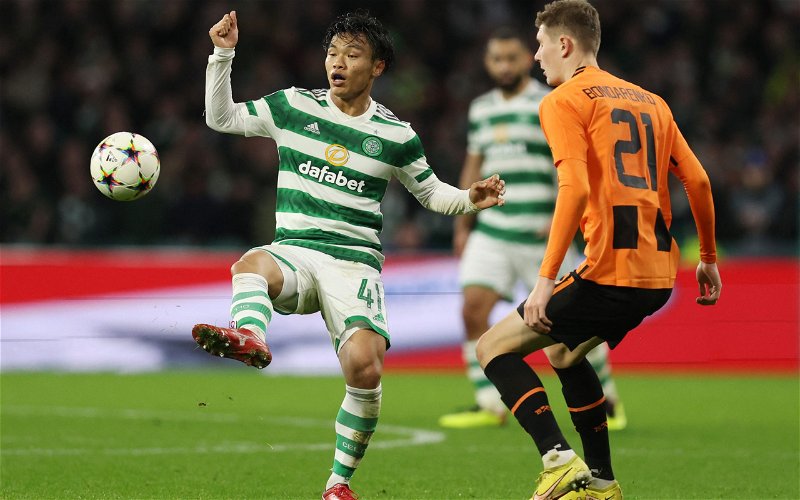 Image for Celtic: Journalist buzzes over performance of Reo Hatate