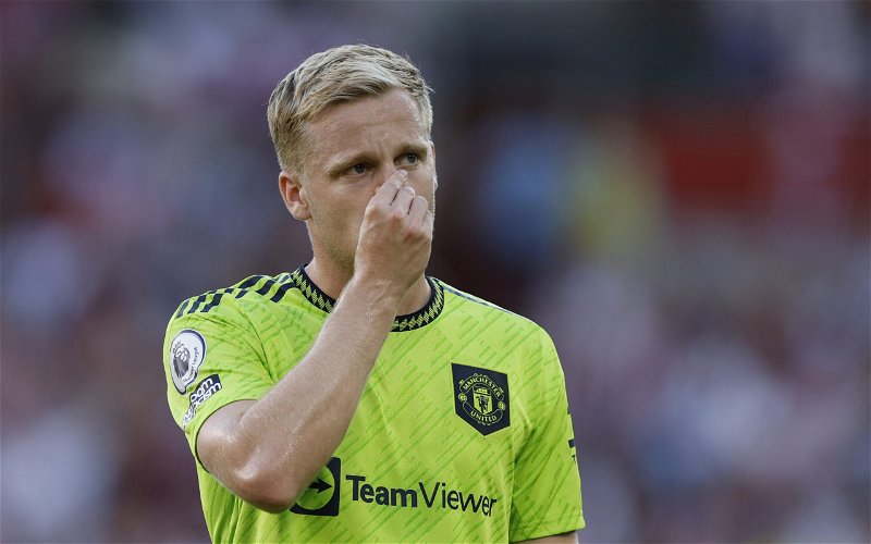 Image for Manchester United: ‘Two or three’ PL clubs would be interested in Donny van de Beek, claims Romano