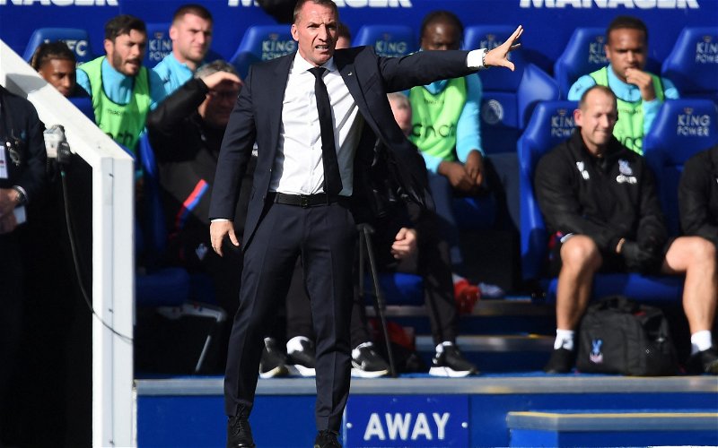 Image for Leicester City: Simon Jordan thinks Brendan Rodgers’ time is up