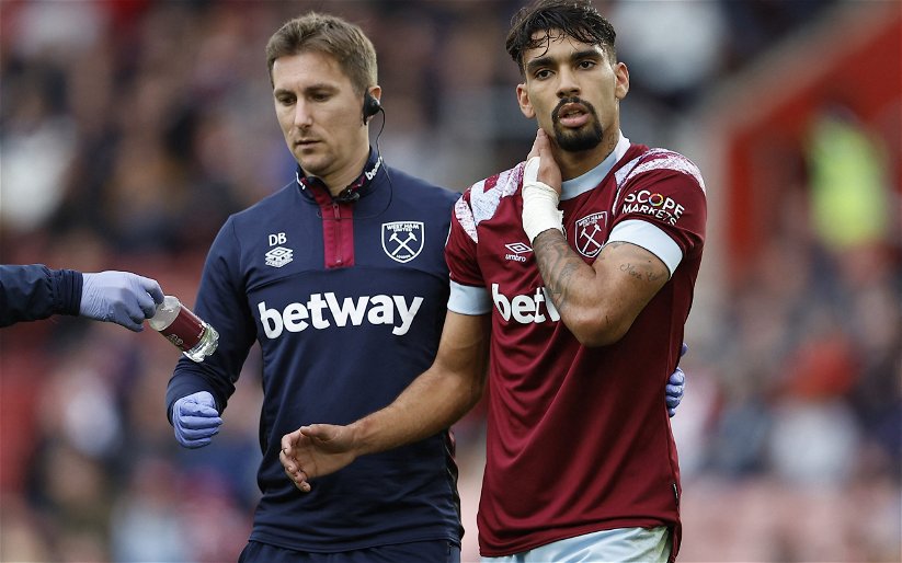 Image for West Ham United: ExWHUemployee reveals early return for injured Lucas Paqueta may be risked