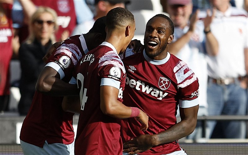 Image for West Ham rebuff Chelsea offer for Michail Antonio