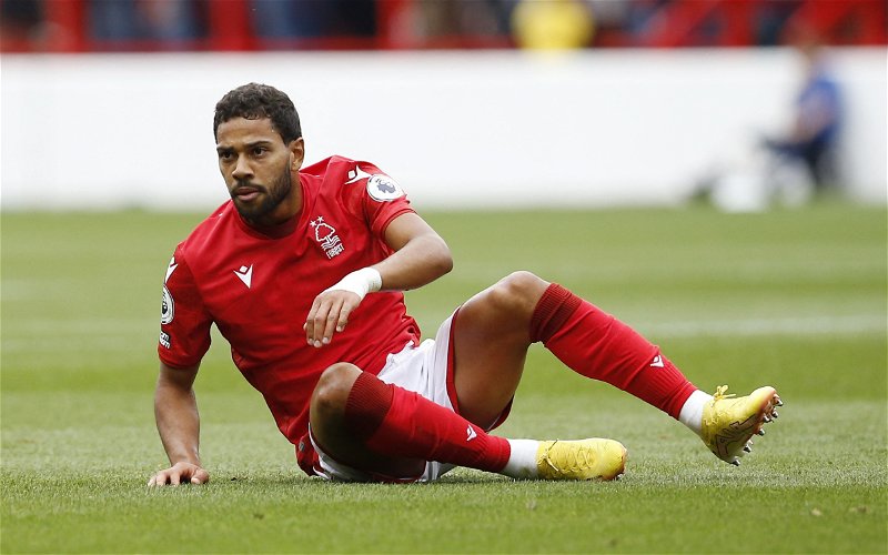 Image for Nottingham Forest: Renan Lodi criticised for Foxes display