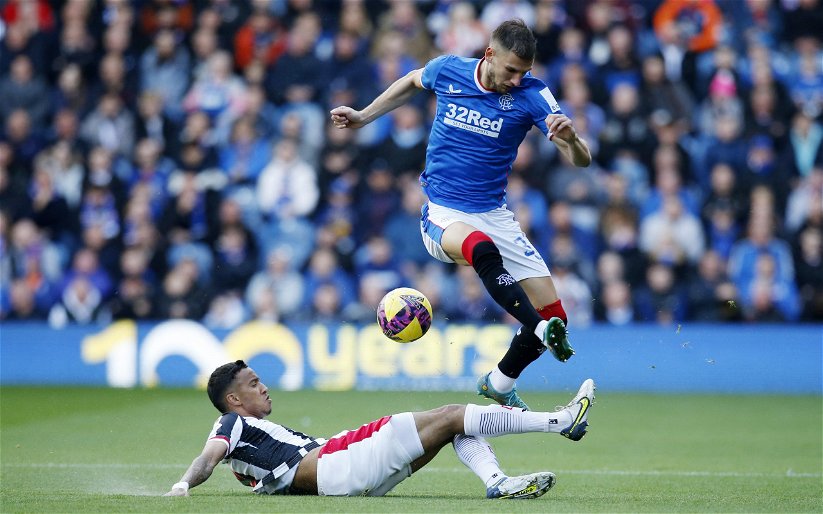 Image for Rangers: Borna Barišic given 3/10 rating for shoddy Liverpool performance