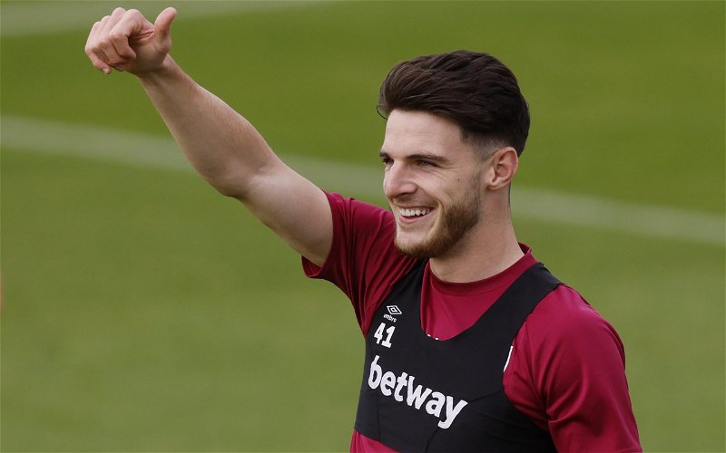Image for West Ham: Ben Dinnery warns Declan Rice for playing through fatigue