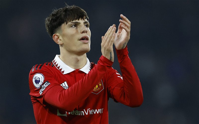 Image for Manchester United keen to land new deal for Alejandro Garnacho