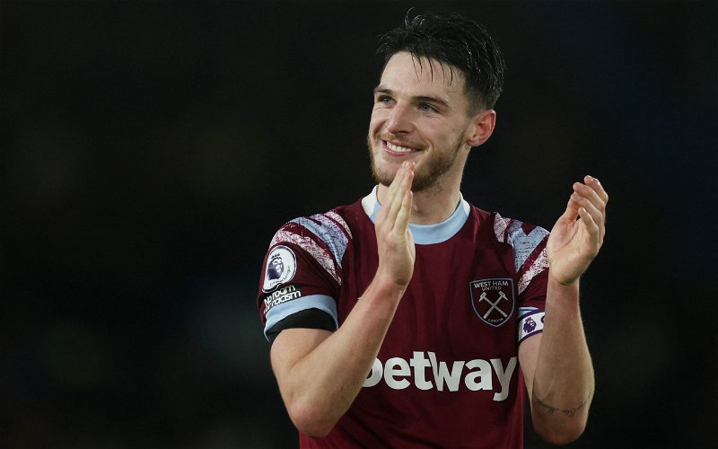 Image for Arsenal: Gunners make first contact over Declan Rice transfer