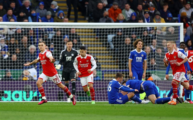 Image for Arsenal: Journalist praises Leandro Trossard after Leicester City victory