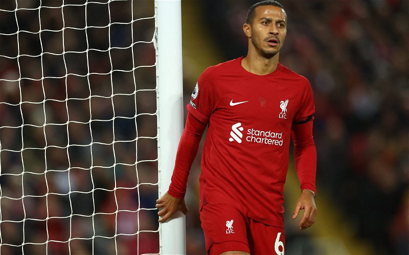 Image for Liverpool: Reds dealt Thiago injury blow ahead of Everton clash