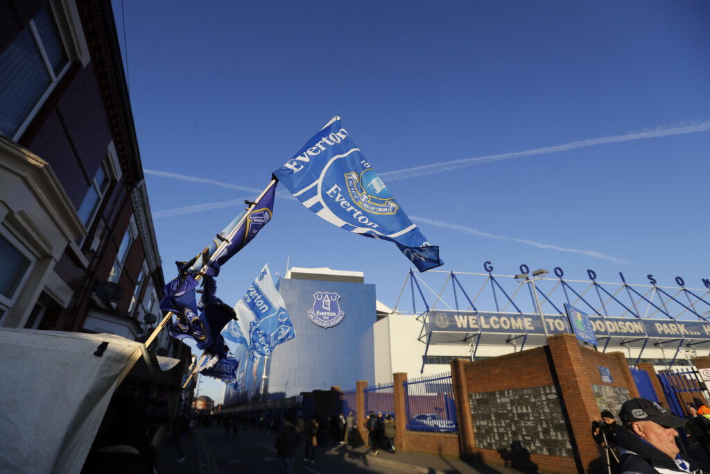 General view outside the stadium before the match