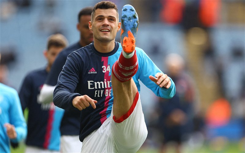 Image for Arsenal: Pundit praises Granit Xhaka amid potential new Gunners contract