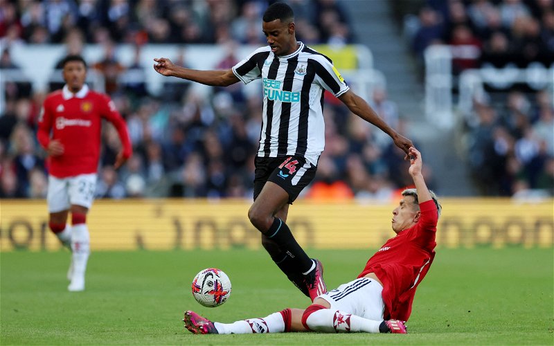 Image for Newcastle: Carragher hails “special” £60m man’s performance against Man United