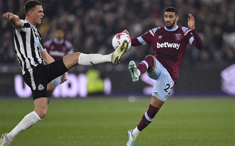 Image for West Ham: Pundit questions Said Benrahma in Newcastle loss
