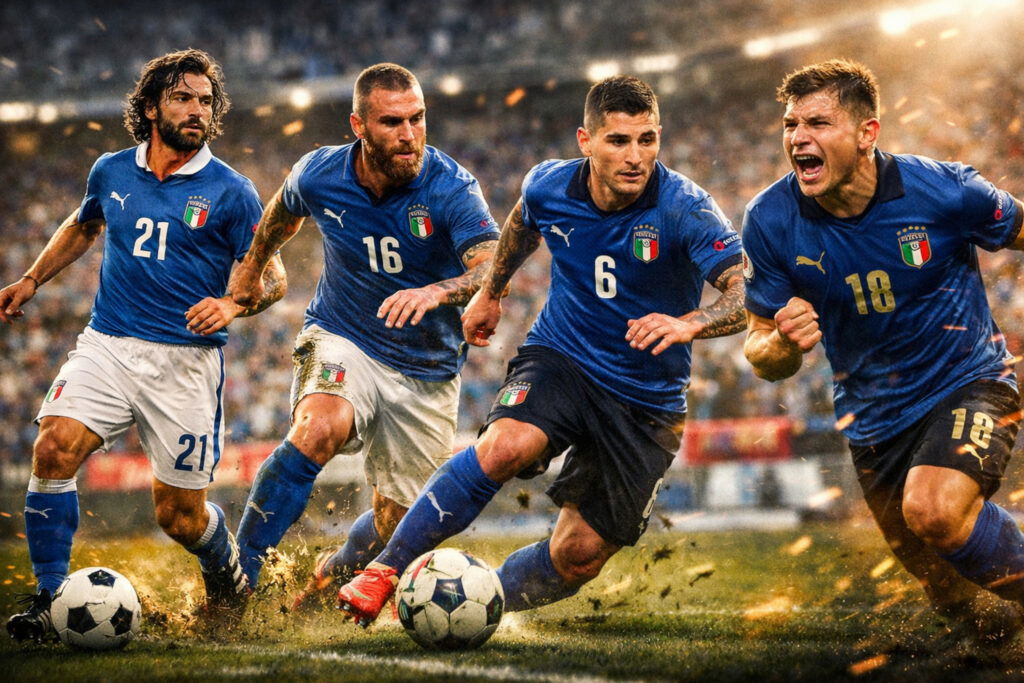 From Pirlo to Barella: Italy’s Midfield Maestros